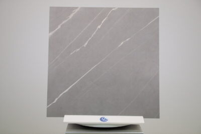 Pavimento effetto marmo grigio venato 90 x 90 cm. rettificato - immagine 25