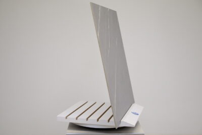 Pavimento effetto marmo grigio venato 90 x 90 rettificato - immagine 8