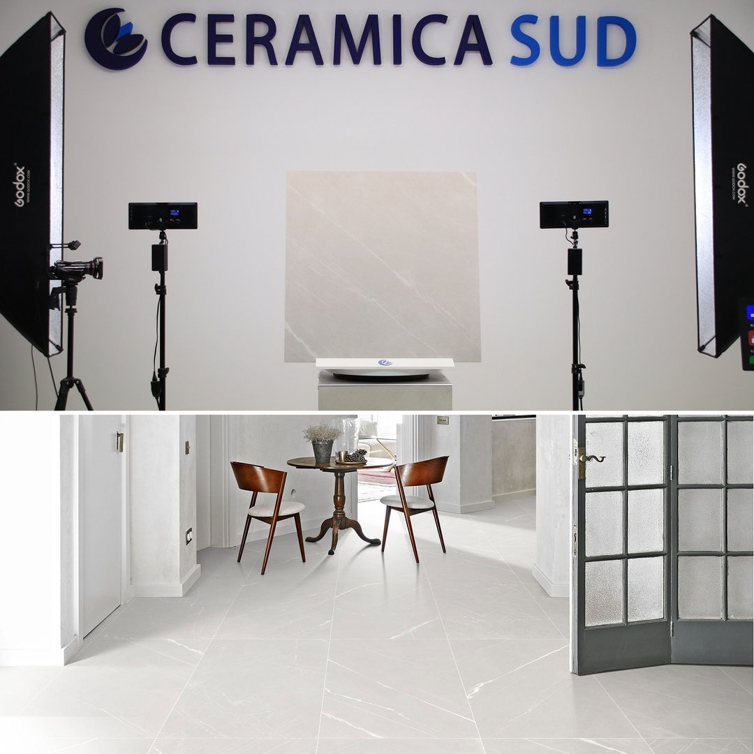 Pavimento gres porcellanato da interno effetto marmo Blake venato bianco 90 x 90 rettificato