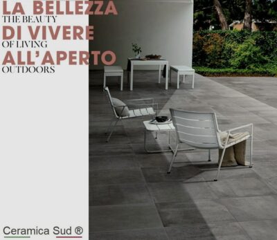 Pavimento in gres porcellanato effetto cemento grigio Entropia 90 x 90 cm. - immagine 10