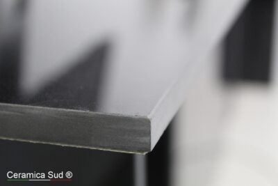Lastra, pavimento e rivestimento NERO ASSOLUTO in Gres puro da 12 mm. FLORIM 320 x 160 cm. - immagine 5