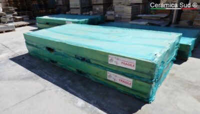 Lastra, pavimento e rivestimento NERO ASSOLUTO in Gres puro da 12 mm. FLORIM 320 x 160 cm. - immagine 9