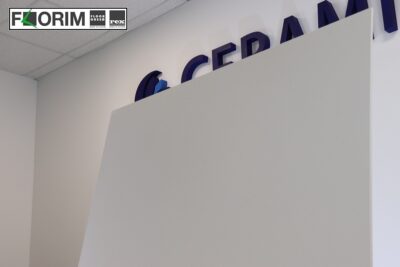Battiscopa su misura ricavato da lastra in Gres Porcellanato colore bianco assoluto Florim 120 cm. - immagine 16