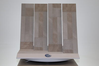 Rivestimento da esterno gres porcellanato effetto pietra marfil cubetti quadrati  geometrici 60x15cm - immagine 5