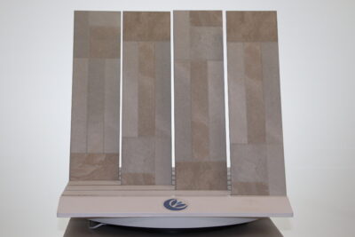 Rivestimento da esterno gres porcellanato effetto pietra marfil cubetti quadrati  geometrici 60x15cm - immagine 8