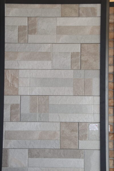 Rivestimento da esterno gres porcellanato effetto pietra marfil cubetti quadrati  geometrici 60x15cm - immagine 37
