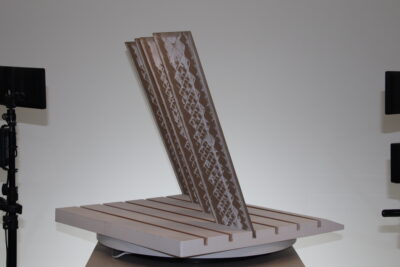 Pavimento da esterno gres porcellanato effetto pietra beige cubetti quadrati geometrici 60 x 15 cm. - immagine 14