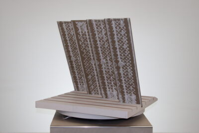 Pavimento da esterno gres porcellanato effetto pietra Bianca palladiana quadrati geometrici 60x15 cm - immagine 19