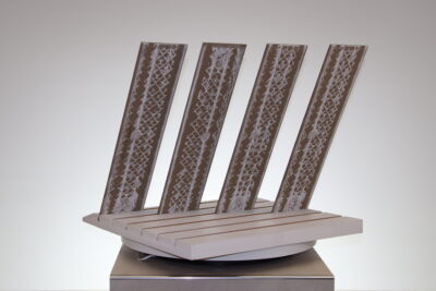 Pavimento da esterno gres porcellanato effetto pietra Bianca palladiana quadrati geometrici 60x15 cm - immagine 22