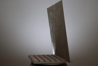 Vloer met steeneffect, donkere vulkanische zandkleur, vlekbestendig R10-porselein 90 x 90 cm. - afbeelding 12