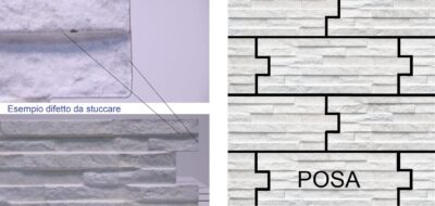 Rivestimento da esterno effetto quarzite artica resistente al gelo 42 x 16 cm. - immagine 21