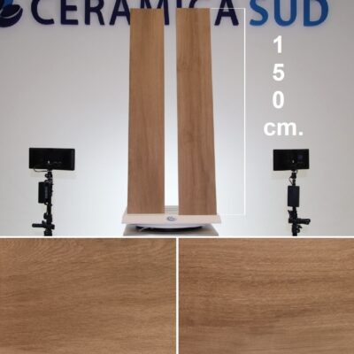 Pavimento da interno finto legno noce / ciliegio gres porcellanato naturale rettificato 25 x 150 cm.