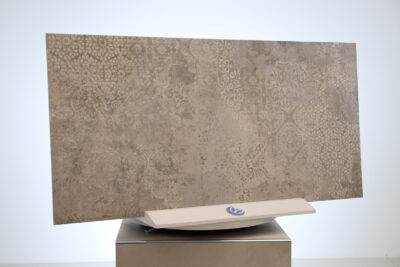 Rivestimenti piastrelle bagno Gres porcellanato floreale vintage antico senza fughe - immagine 5