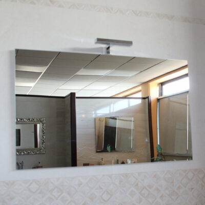 Hängender Badezimmerschrank 100 cm. Incanto-Gold-Eichenfarbe im modernen Stil mit Welleneffekt 1 Meter - Bild 10