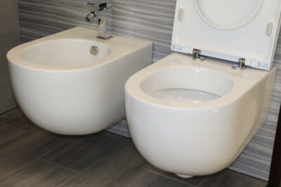 GALASSIA DREAM Sanitetsartikler serie ophængt toilet + bidet + toiletsæde - ANTI-GUL emalje - billede 3