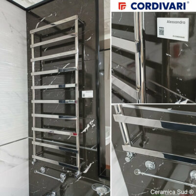 CORDIVARI DOPPIO strato di cromatura ANTIRUGGINE - Termoarredo Alessandra New 2024 PLUS 53 x 100 cm - immagine 2