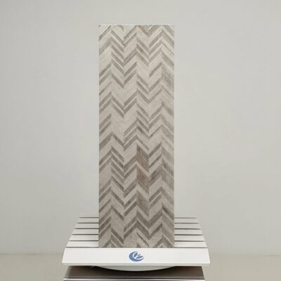 Offerta rivestimento piastrelle bagno moderno intreccio bianco sabbia 33 x 100 cm. - immagine 4