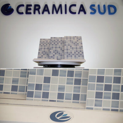 Carrelage de salle de bain effet mosaïque avec reliefs 3D 25 x 40 cm. émail céramique résistant aux taches - image 2