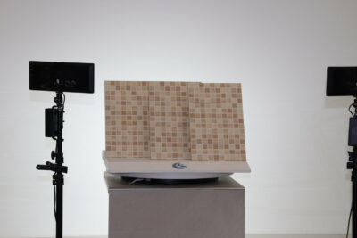 Piastrelle bagno rilievi 3D effetto mosaico toni di beige 25 x 40 cm. stock economico - immagine 6
