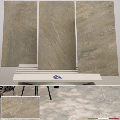 Pietra Apuana da  rivestimento da esterno in gres porcellanato finta pietra 3D antimacchia