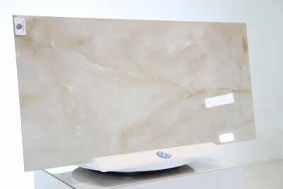 Pavimento gres porcellanato senza fuga marmo onice rettificato levigato a specchio 60 x 120 cm. - immagine 6