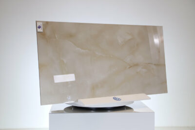 Pavimento gres porcellanato senza fuga marmo onice rettificato levigato a specchio 60 x 120 cm. - immagine 11