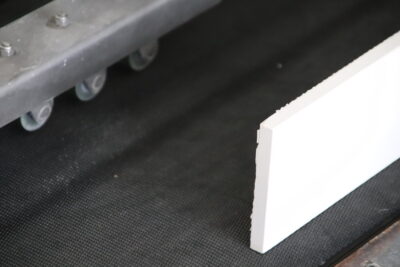 Battiscopa bianco 160 x h. 10 cm. Gres porcellanato impermeabile sostituzione battiscopa legno - immagine 22