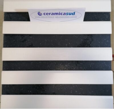 Battiscopa porcellanato bianco con smusso smaltato 60 cm. x 7 - spessore 0,6 cm. - immagine 5
