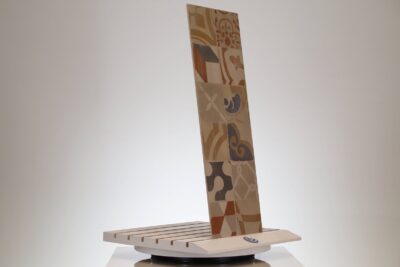 Rivestimento moderno per salotto / cucina effetto cementina multicolor 33 x 100 cm. - immagine 7