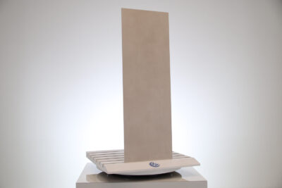 Schmutzabweisende, dekorative Badezimmer-Wandverkleidung aus Keramik Sils Pamesa, 33 x 100 cm. polierter Marmor - Bild 7