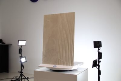 Rivestimento piastrelle 3D bagno onda ceramica effetto marmo sabbia beige / marfil 30 x 90 cm. - immagine 4