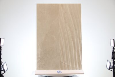 Rivestimento piastrelle 3D bagno onda ceramica effetto marmo sabbia beige / marfil 30 x 90 cm. - immagine 6