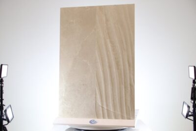 Rivestimento piastrelle 3D bagno onda ceramica effetto marmo sabbia beige / marfil 30 x 90 cm. - immagine 10