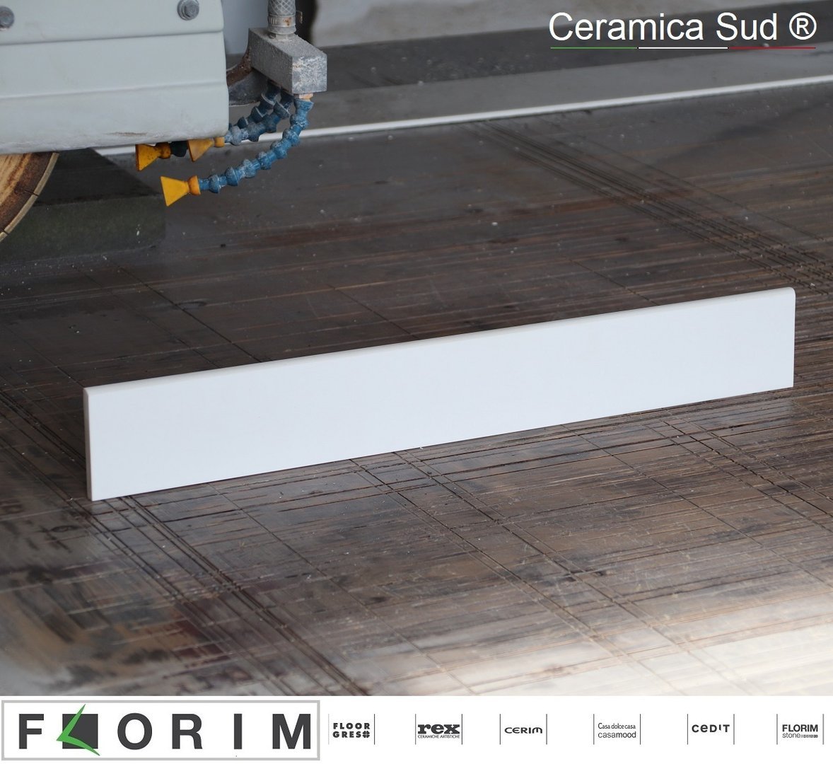 Battiscopa 100 x h. 10 cm. Gres porcellanato bianco opaco impermeabile sostituzione battiscopa legno - immagine 4