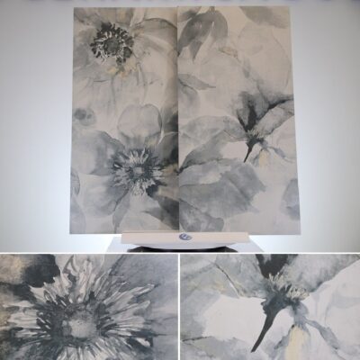 Piastrelle decorative bagno floreali foglie e fiori Universal Bloom rettificato 60 x 120 cm. - immagine 3