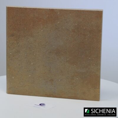 Bordo piscina in gress puro effetto cotto pietra rustica spessore 3 cm. SICHENIA