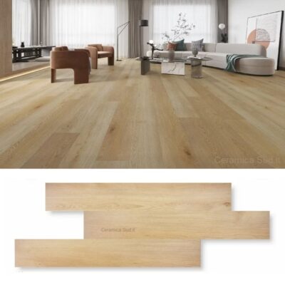 Pavimento SPC Minerale Vendita online Antimacchia DUNE legno Rovere tostato 189023 spessore sottile