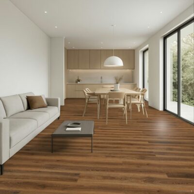 Stock Miglior Pavimento SPC Minerale Antimacchia New Flow 55 spessore sottile legno Cerro Torre