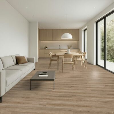 Stock Miglior Pavimento SPC Minerale Antimacchia New Flow 55 spessore sottile legno Cook