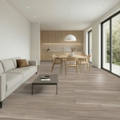 Stock Miglior Pavimento SPC Minerale Antimacchia New Flow 55 spessore sottile legno Dolomite