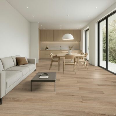 Stock Miglior Pavimento SPC Minerale Antimacchia New Flow 55 spessore sottile legno Elbrus