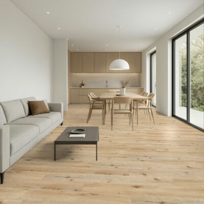Stock Miglior Pavimento SPC Minerale Antimacchia New Flow 55 spessore sottile legno Himalaya