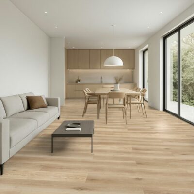 Stock Miglior Pavimento SPC Minerale Antimacchia New Flow 55 spessore sottile legno Karakorum