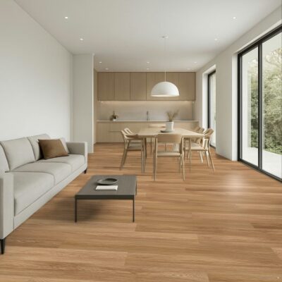 Stock Miglior Pavimento SPC Minerale Antimacchia New Flow 55 spessore sottile legno Logan
