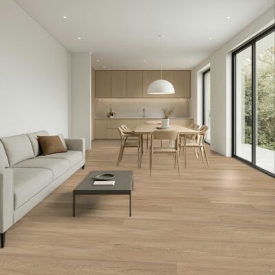 Stock Miglior Pavimento SPC Minerale Antimacchia New Flow 55 spessore sottile legno Monte Sinai