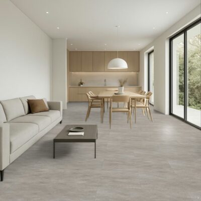 Stock Miglior Pavimento SPC Minerale Antimacchia New Flow 55 spessore sottile legno Teide