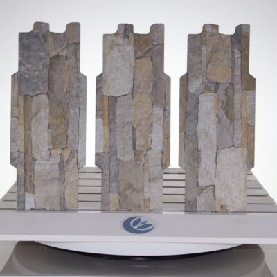 Rivestimento effetto pietra naturale antica Luserna a incastro invisibile Gres porcellanato ingelivo