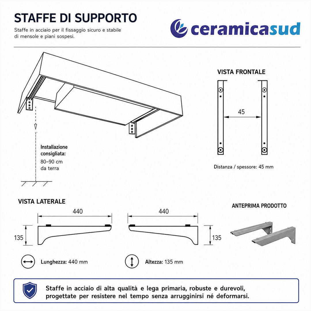 Lavabo Sospeso 108 cm. Gres Porcellanato FLORIM Antimacchia Classe 5 - ISO 10545-14 bianco opaco - immagine 9