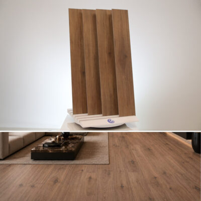 Gres effetto legno rovere naturale scuro - pavimento moderno antimacchia