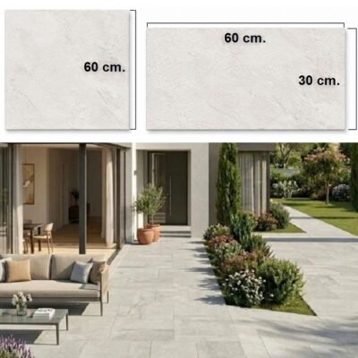 Pavimento Carrabile Antiscivolo R11 Gres porcellanato da esterno multiformato Made in Italy